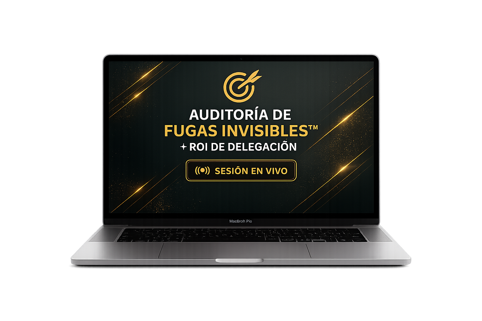 Vista promocional de la sesión en vivo de auditoría de fugas invisibles y ROI de delegación.